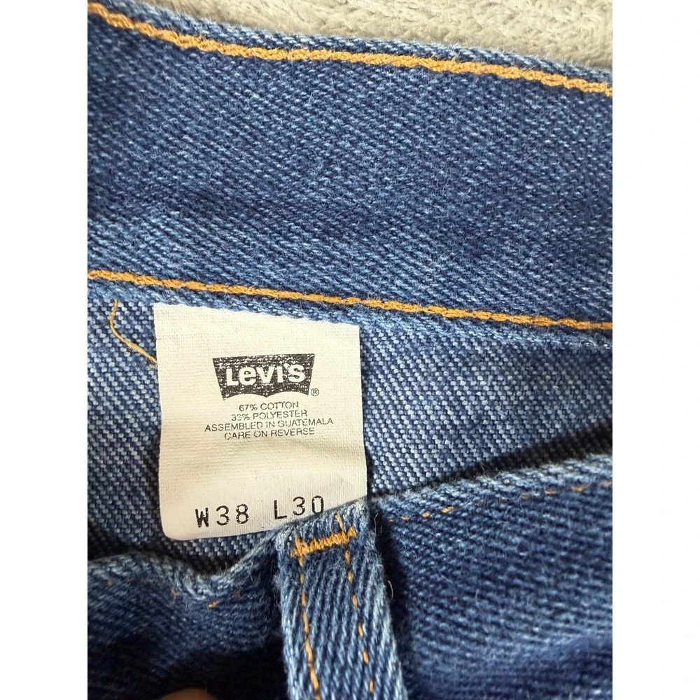 Vtg Levi's 517 Boot Cut Jeans 38x30 Dark‎ Wash Y2K Western Denim Mens